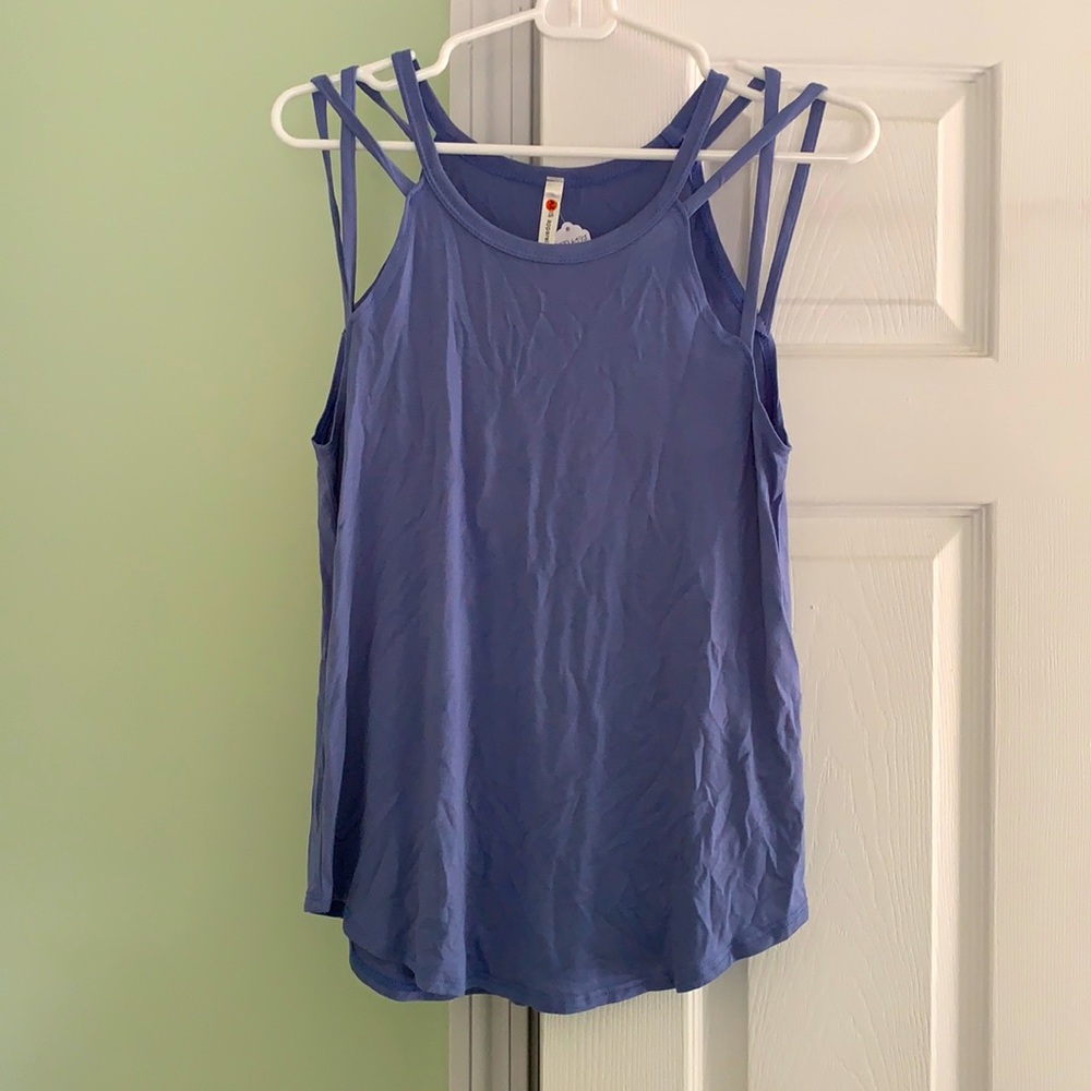 Blue tank top